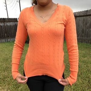 Orange Sweater
